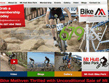 Tablet Screenshot of bikemethven.co.nz